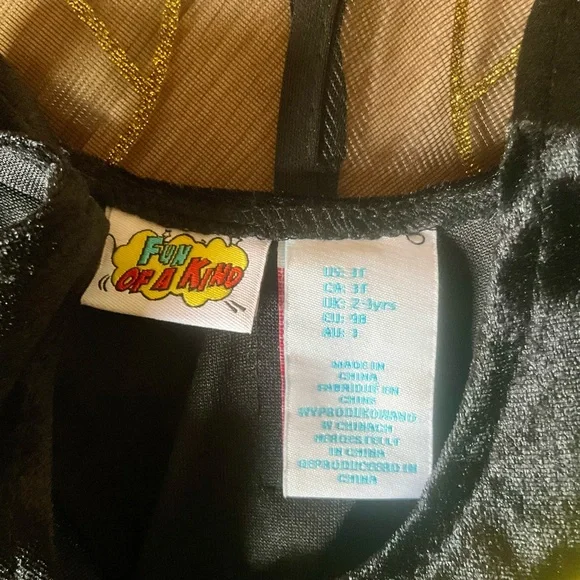 Fun of a Kind Bee Tutu Costume, Sz 5T and Sz 3T - Picture 6 of 12